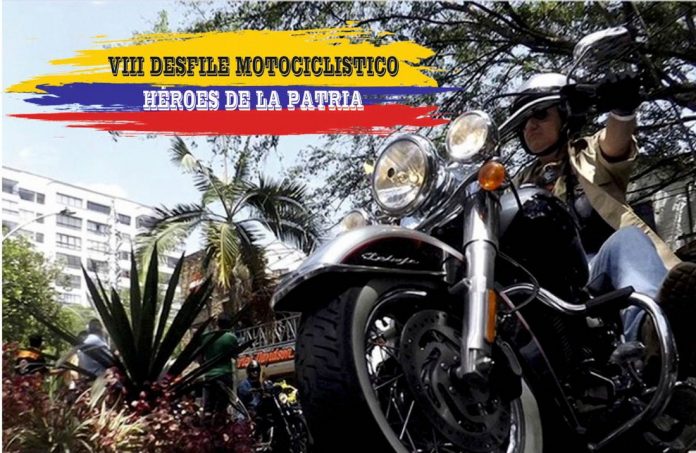 desfile-motociclistico Exhibición de motocicletas
