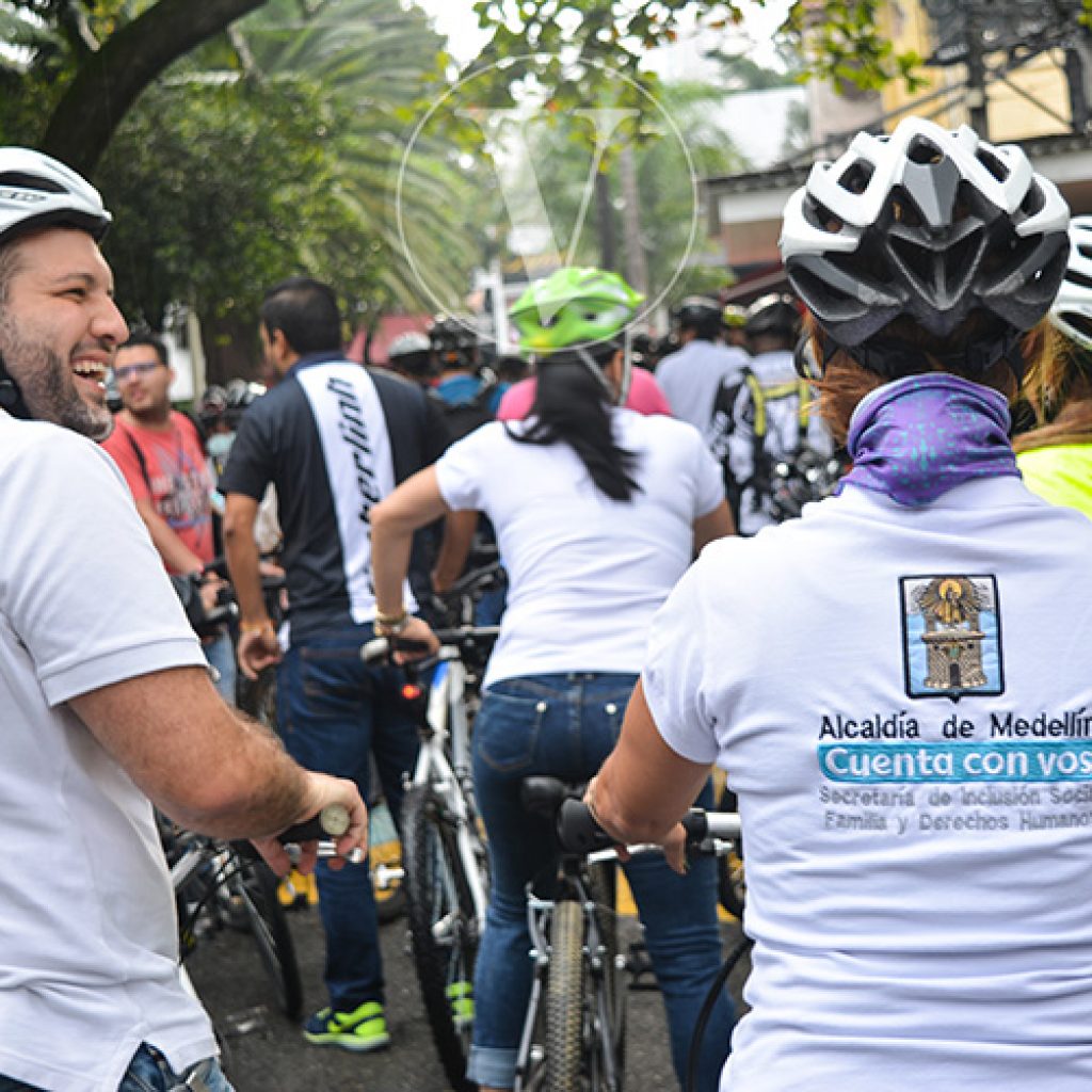 transportarse en bicicleta