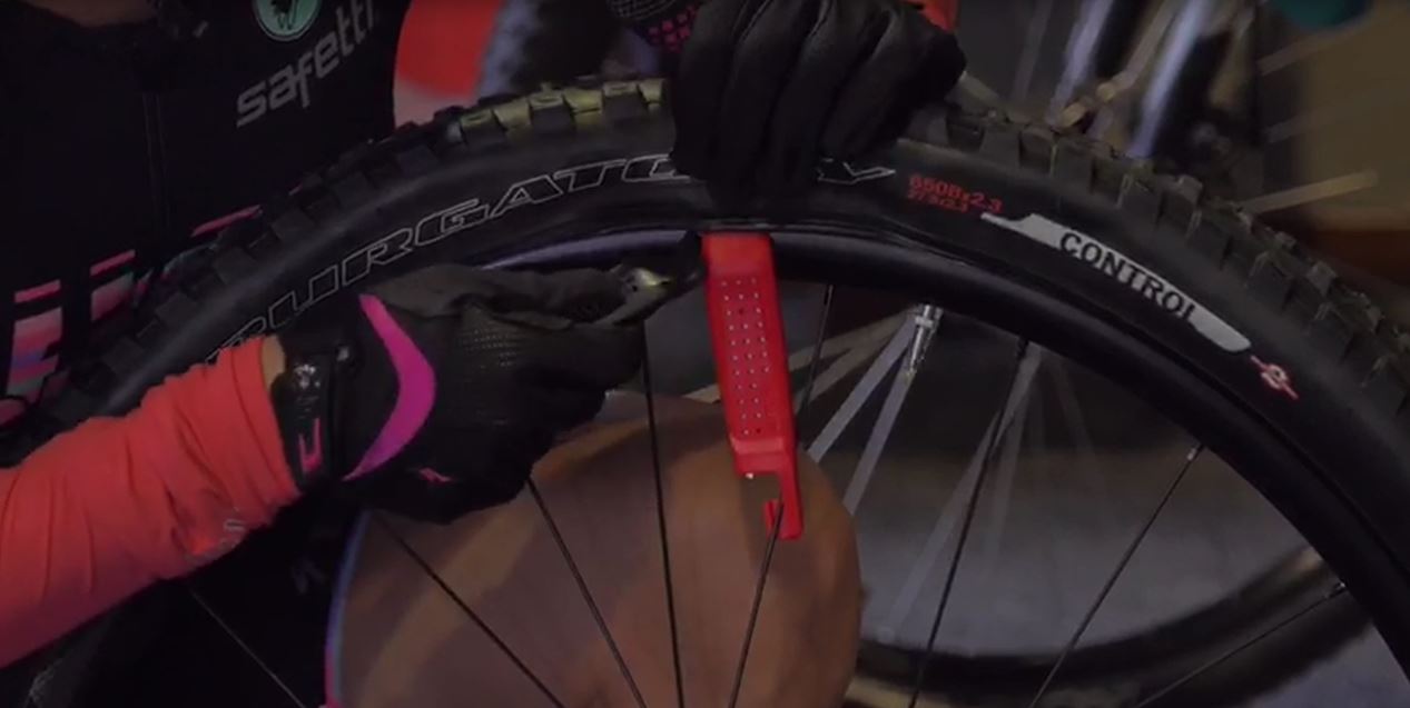 llanta de la bicicleta