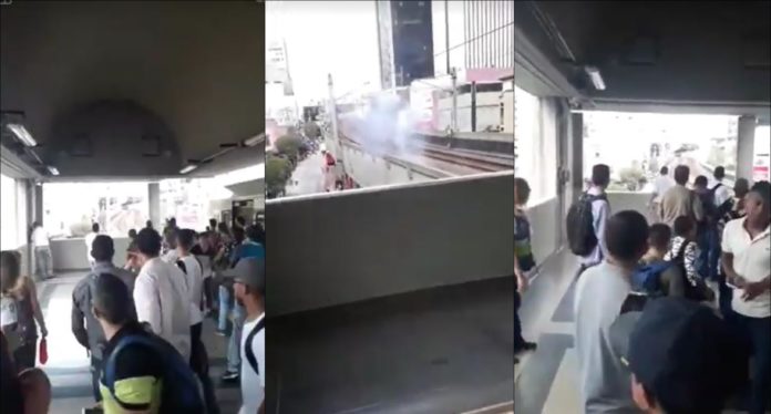 metro-panico metro de Medellín