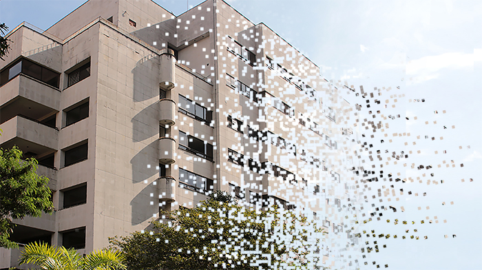 implosión de el edificio Mónaco.