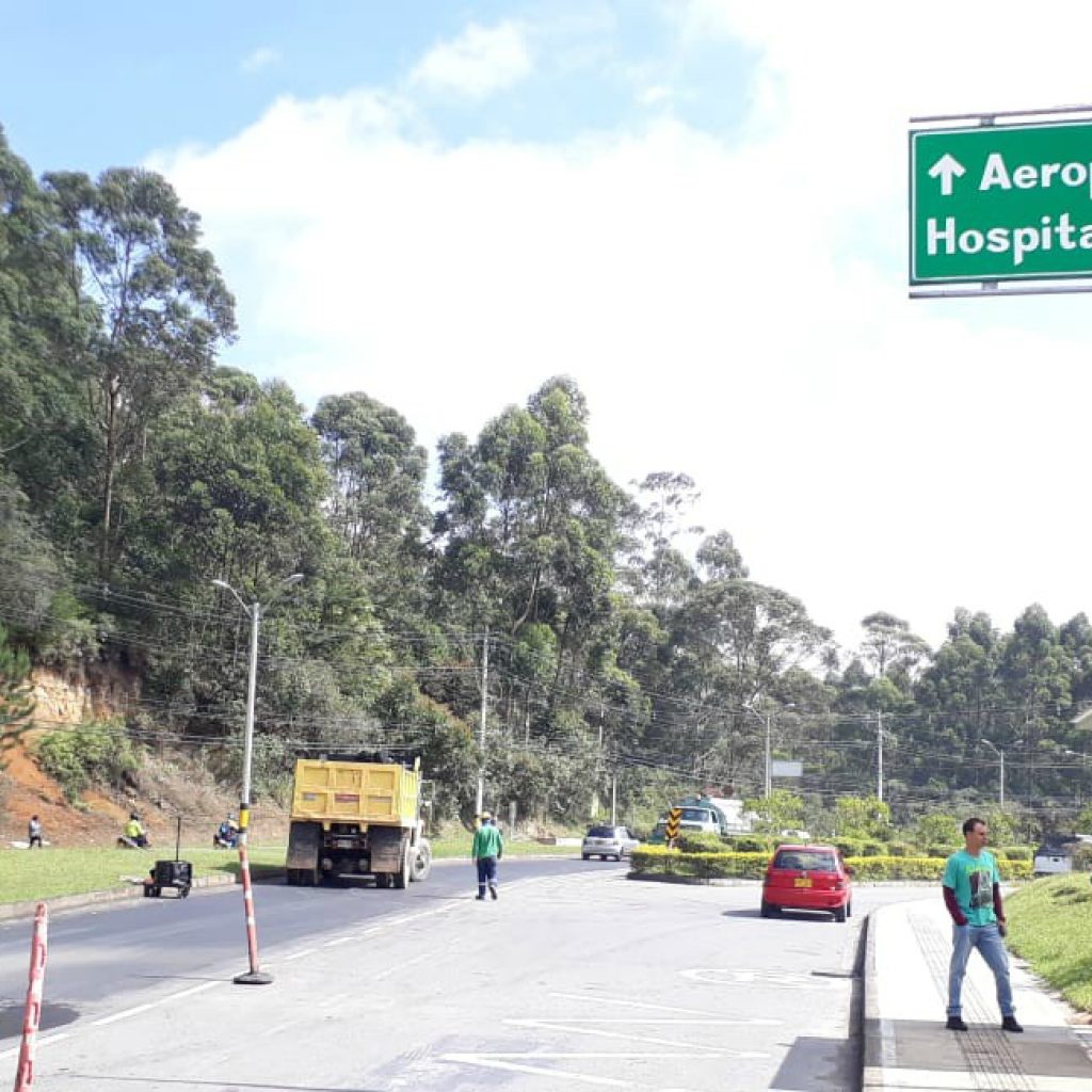 Paso restringido vía Llanogrande hacia el Aeropuerto