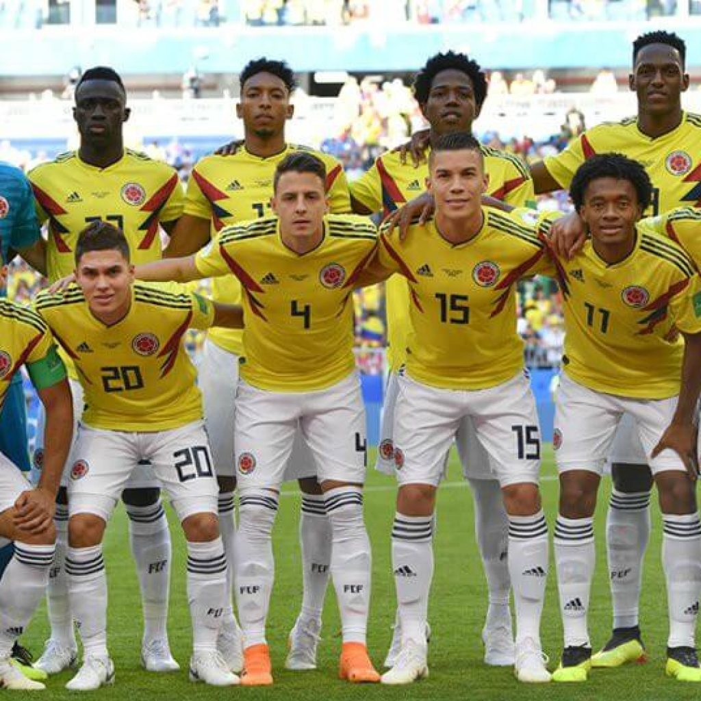 partido de Colombia en El Poblado