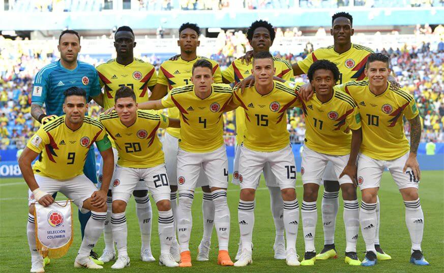 partido de Colombia en El Poblado