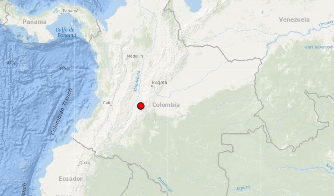 Temblor en Huila