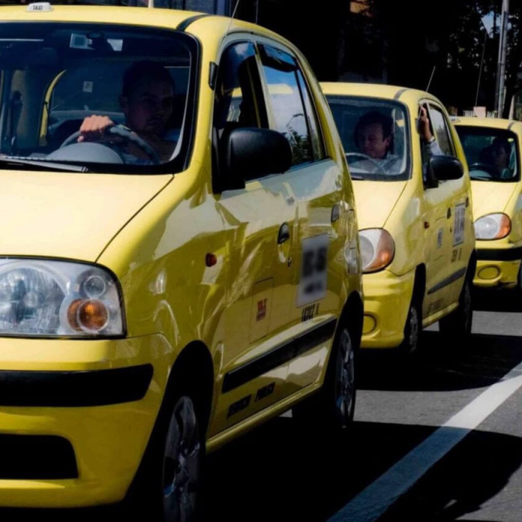 movilización de taxistas